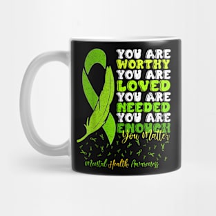 motivational Support Warrior mental health awareness 1 Mug